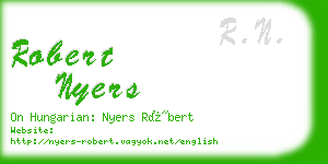 robert nyers business card